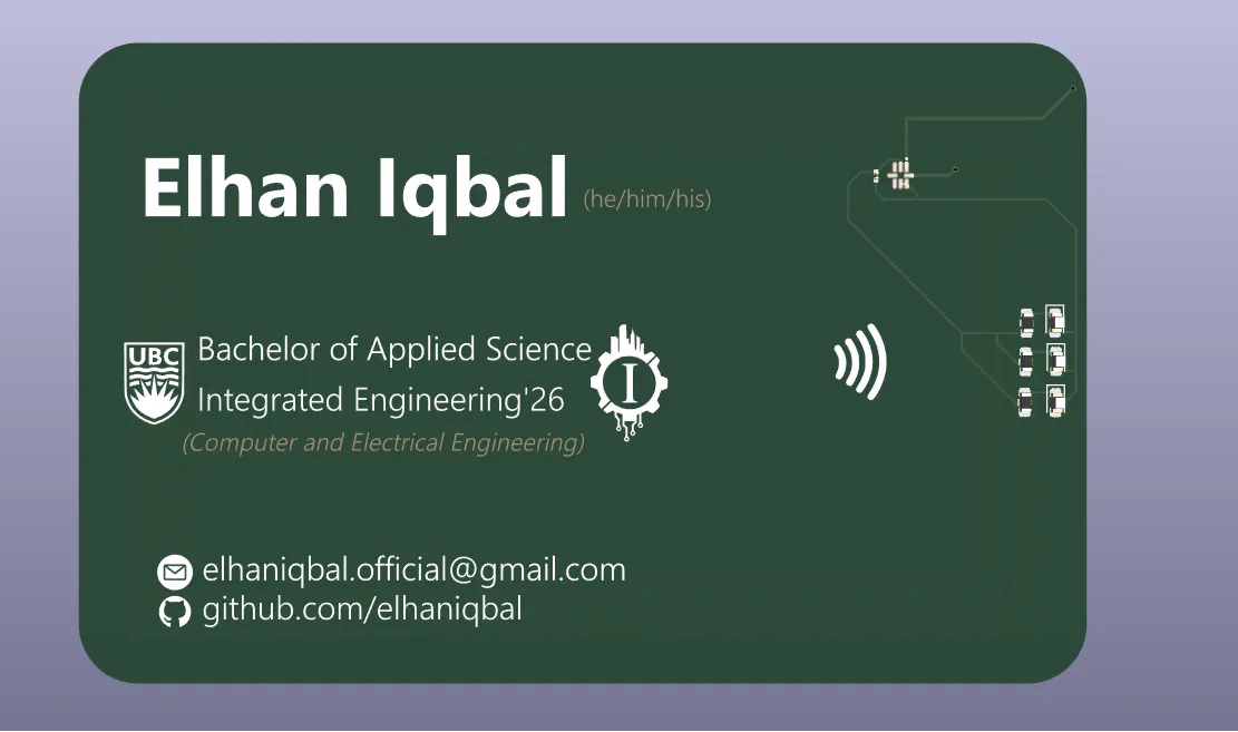 PCB Business Card preview